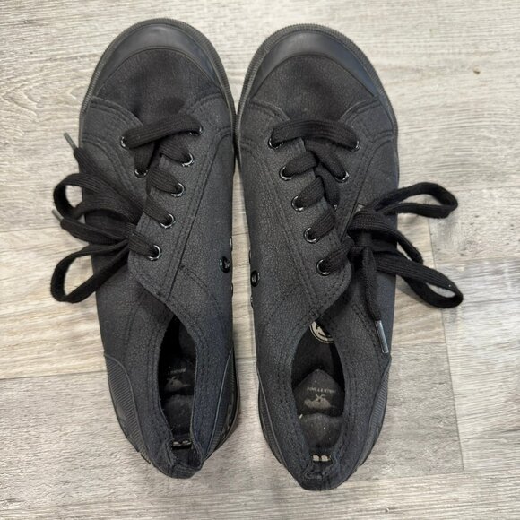 Rocket Dog black lace up sneakers women size 9.5 - Picture 1 of 7